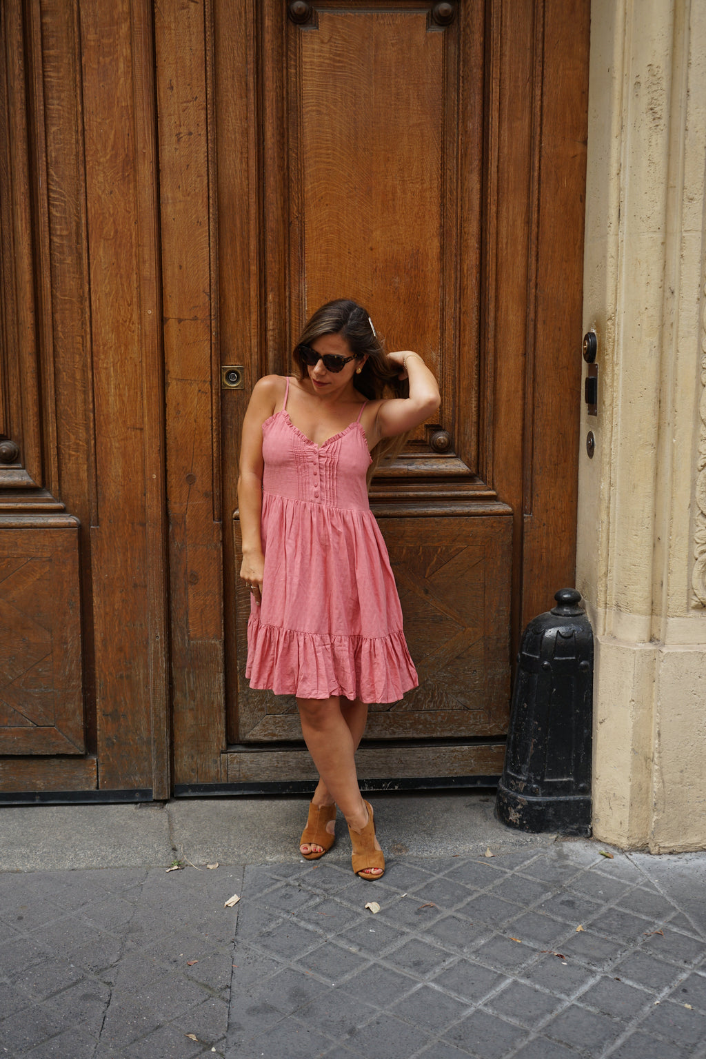 Vestido Léonie Bois De - Rosa