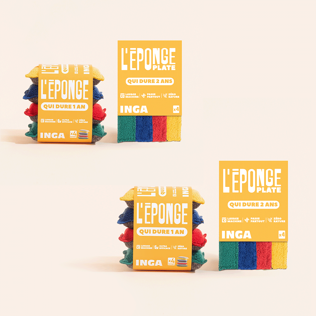Pack Couleurs - Éponges Et Éponges Plates