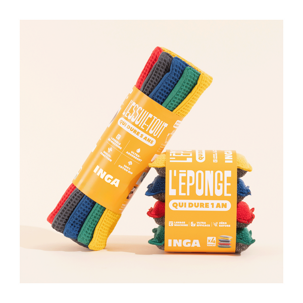 Pack Couleurs - Éponges Et Essuie-Tout