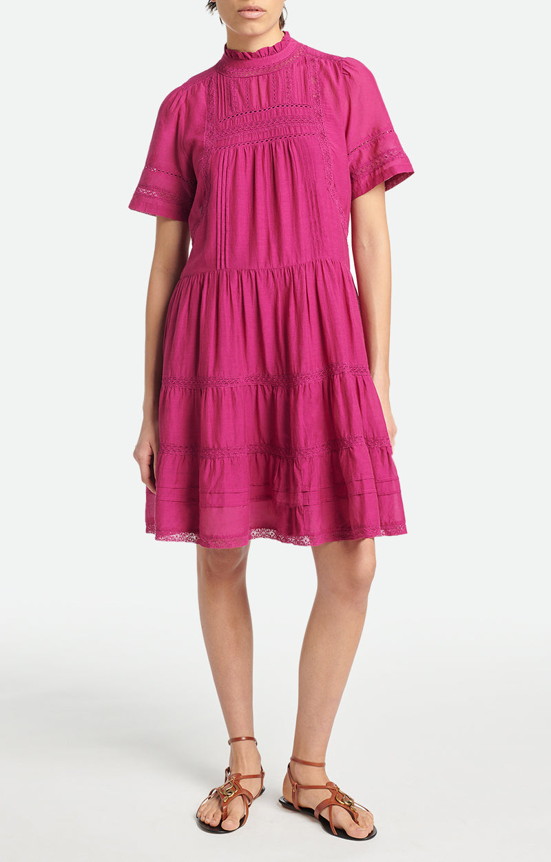 Vestido Adèle - Púrpura