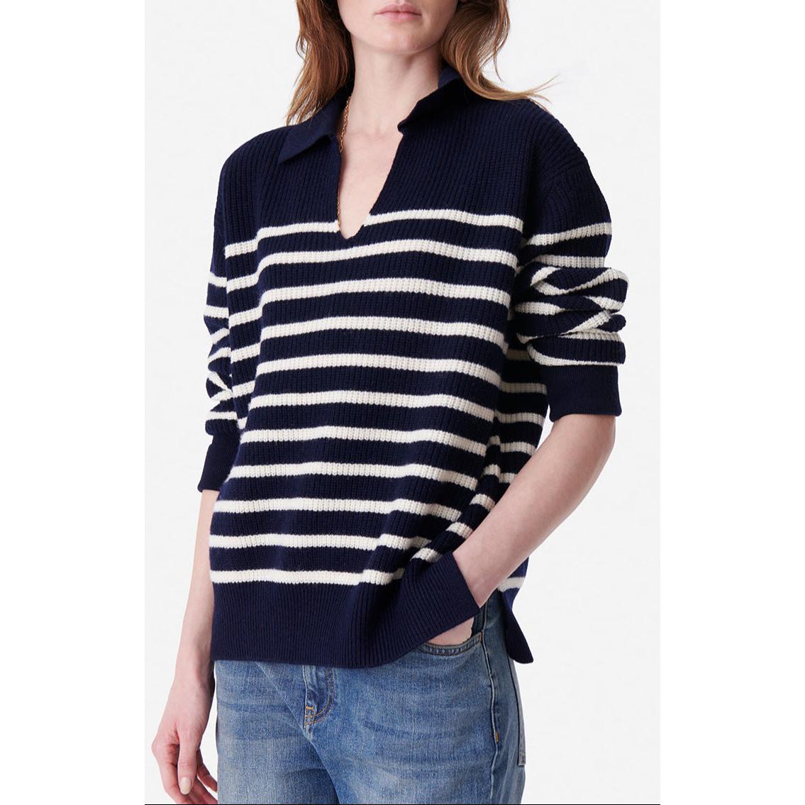 Pull - Marine & Ecru