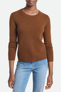 Round-Neck Jumper - Chocolate