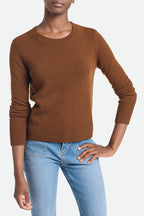 Round-Neck Jumper - Chocolate