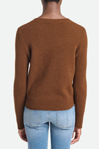 Round-Neck Jumper - Chocolate