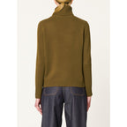 Roll-Neck Jumper - Khaki