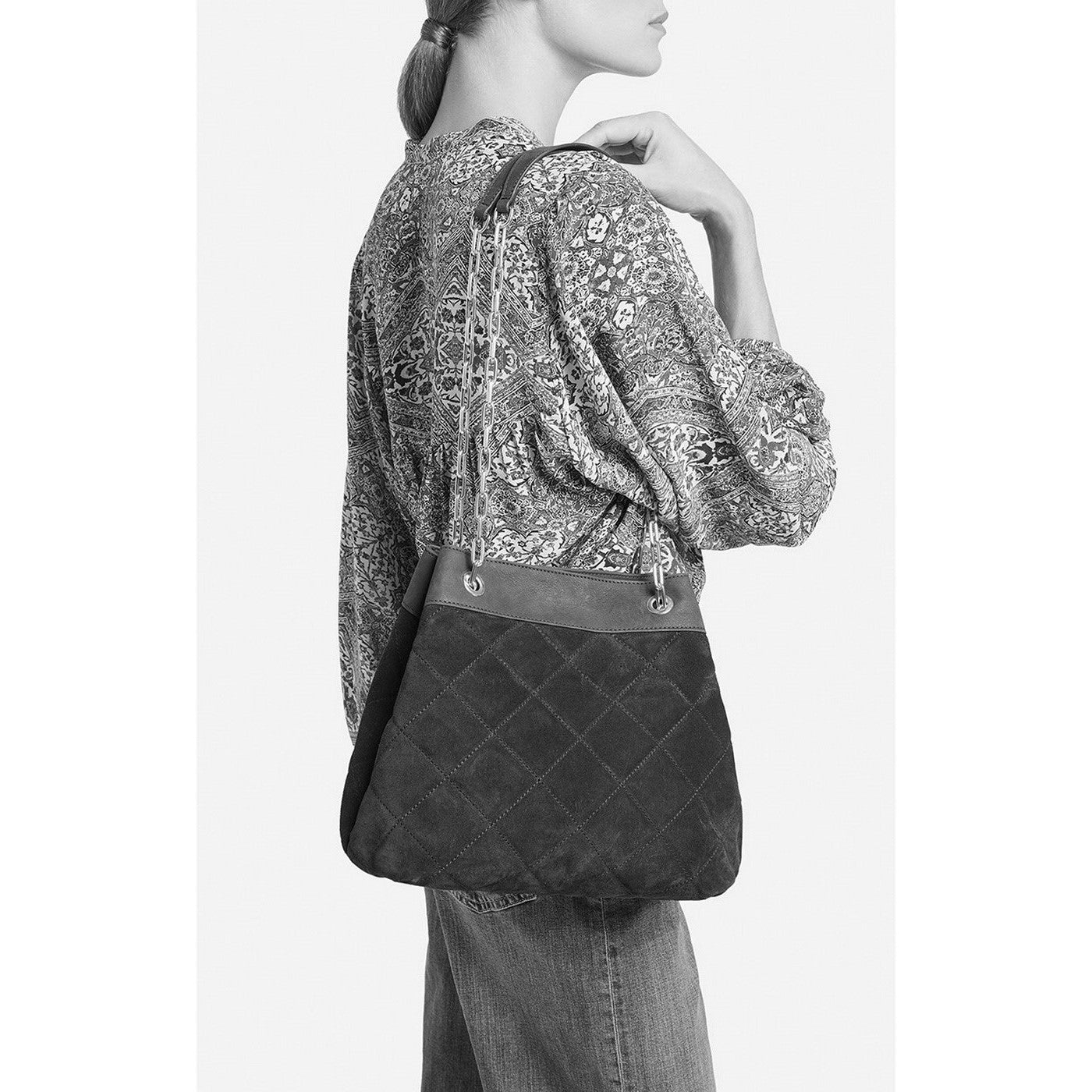 Moon Hobo Bag - Black