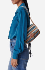 Petit Sac Moon En Laine - Multico/Turquoise