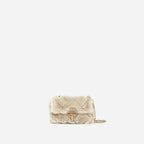 Bolso Nano Moon de Pelo Sintético - Beige