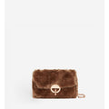 Bolso Nano Moon En Pelo Sintético - Taupe