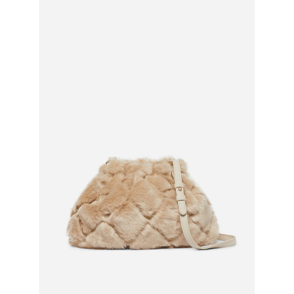 Bolso Monedero Moon en Piel Sintética - Beige
