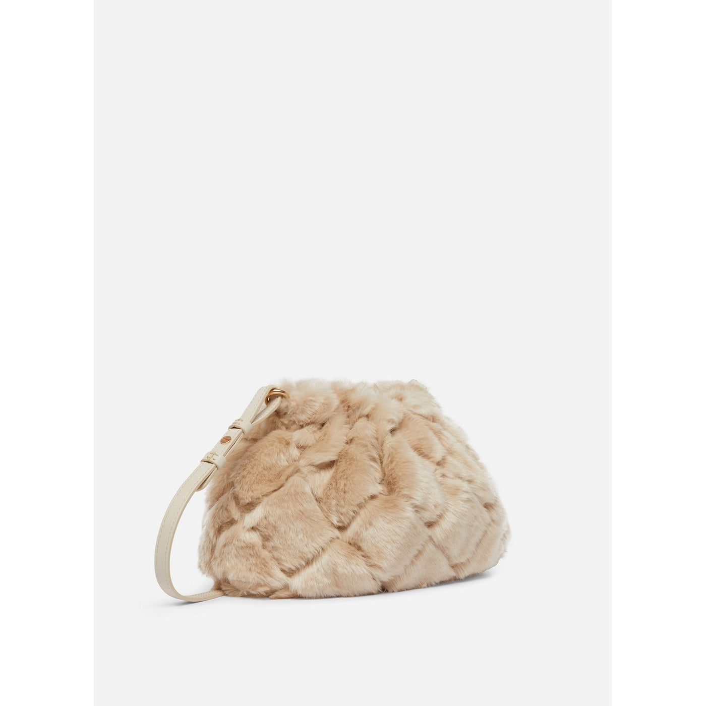 Bolso Monedero Moon en Piel Sintética - Beige