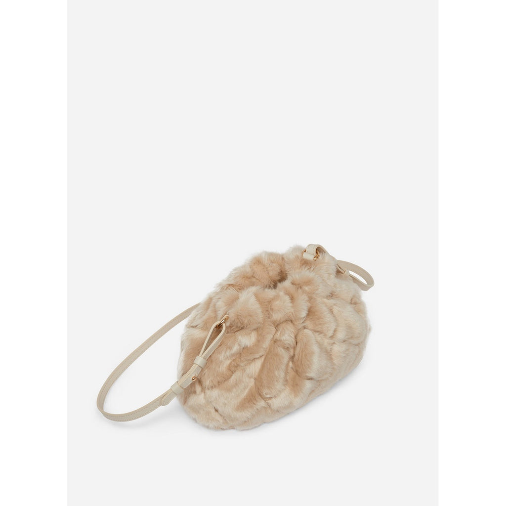Bolso Monedero Moon en Piel Sintética - Beige