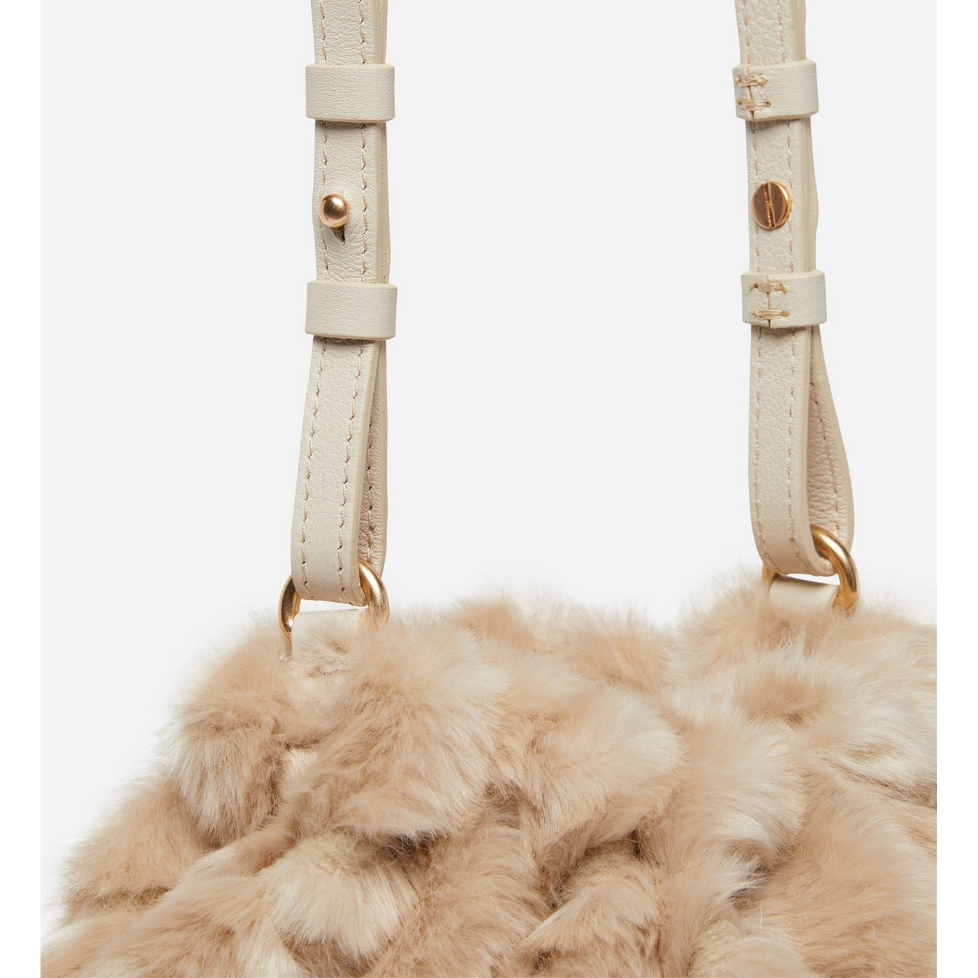 Bolso Monedero Moon en Piel Sintética - Beige