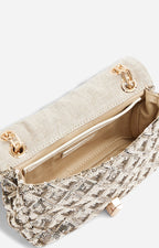 Vanessa Bruno - Sac Nano Moon À Sequins - Pale Gold