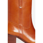 Bottines En Cuir À Tannage Végétal - Miel