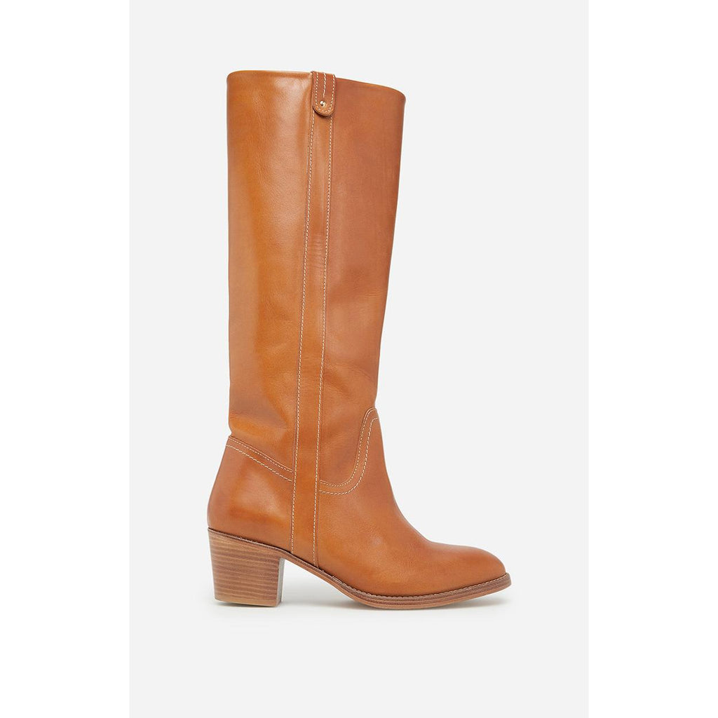 Bottes En Cuir À Tannage Végétal - Miel