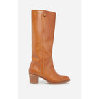 Bottes En Cuir À Tannage Végétal - Miel