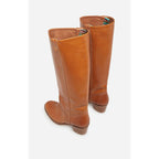 Bottes En Cuir À Tannage Végétal - Miel