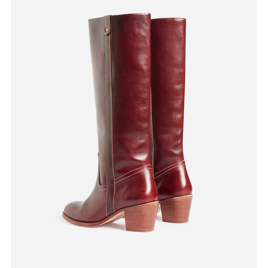 Bottes En Cuir À Tannage Végétal - Betterave