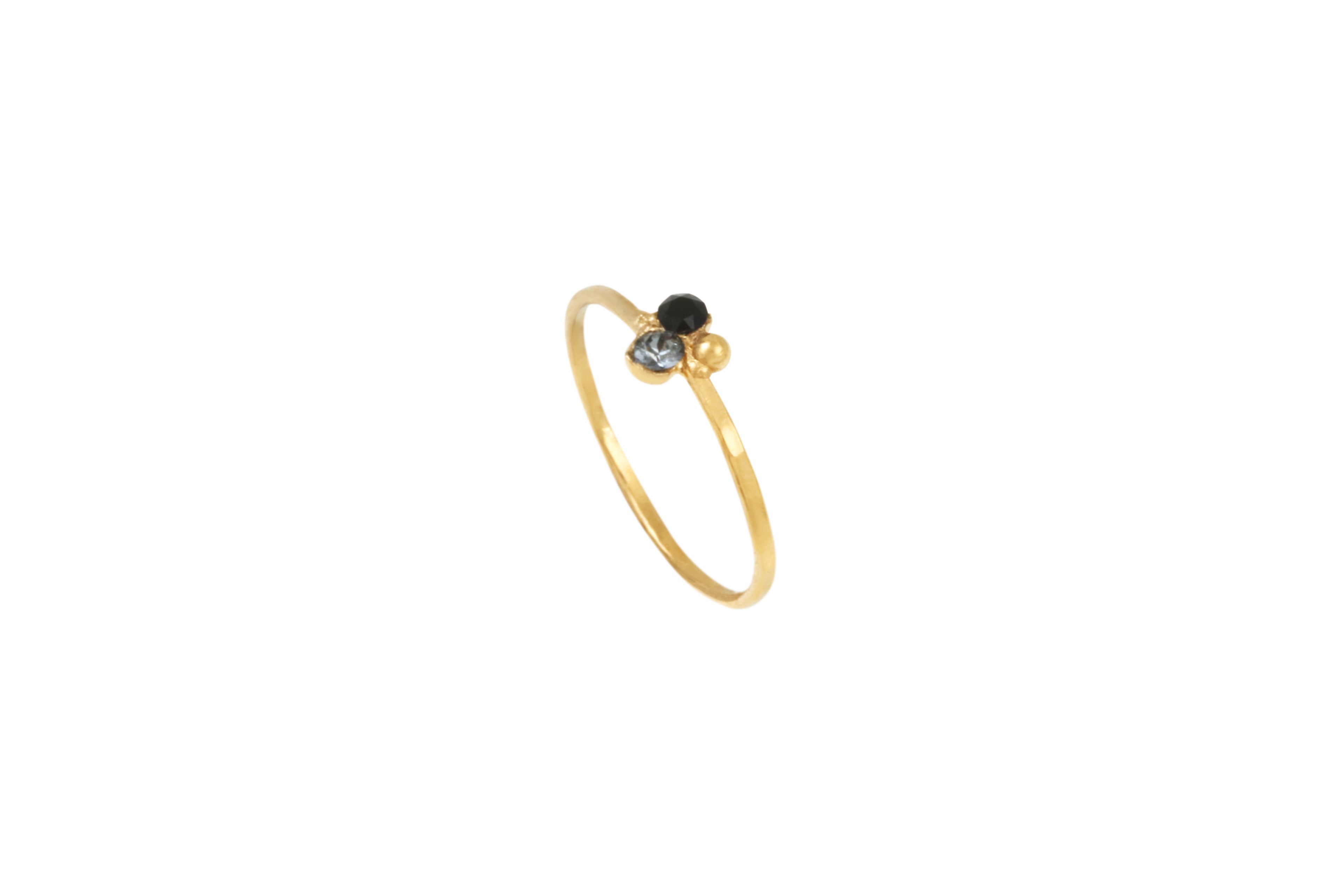 Gold Ring 2S1B Black
