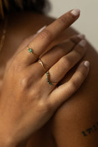Stella Chain Ring - Aventurine