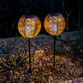 Agadir - Solar Beacon - Steel - Brown
