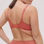 Comete 3D Spacer Contoured Underwired Bra - Texas Pink