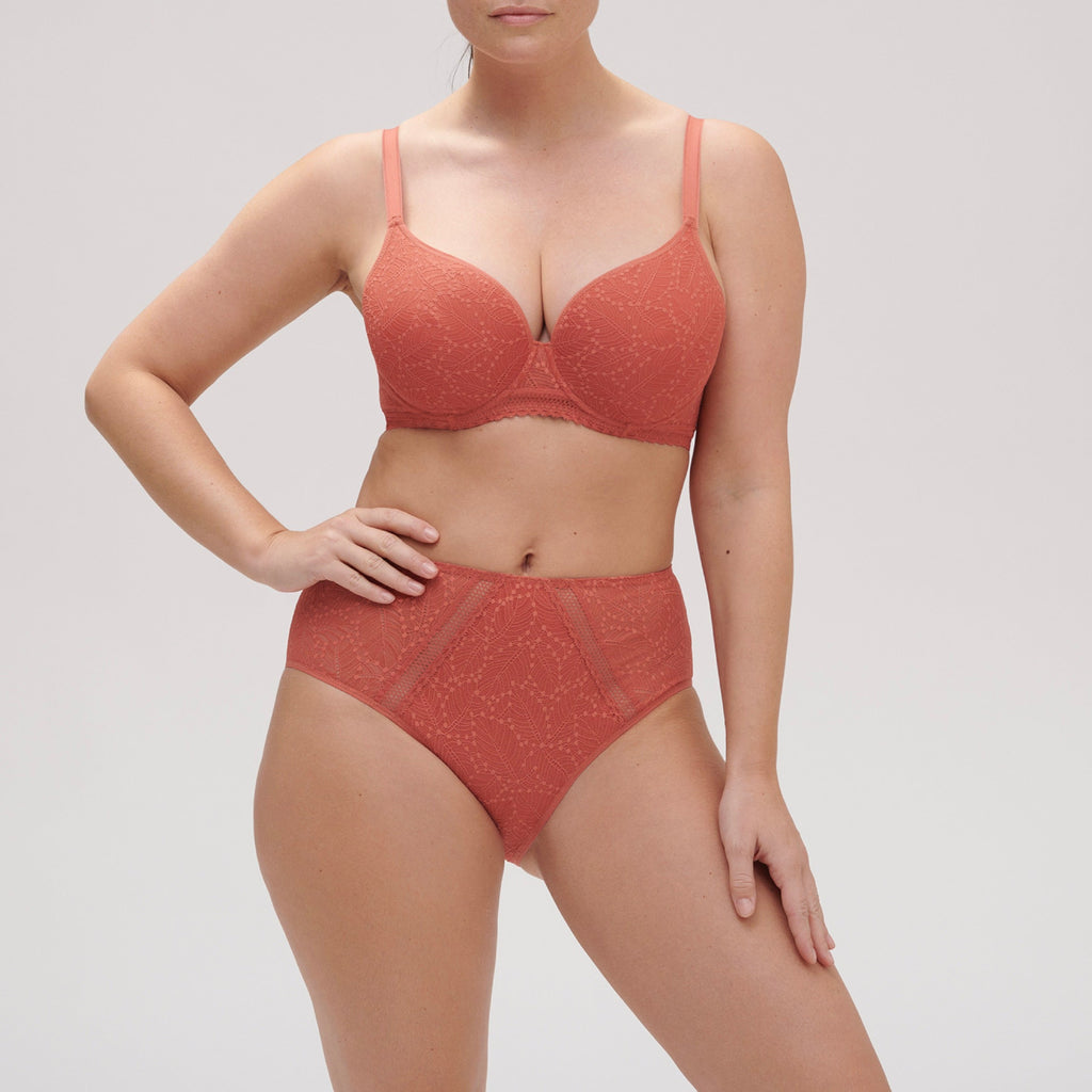 Comete 3D Spacer Contoured Underwired Bra - Texas Pink