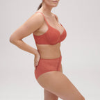 Comete 3D Spacer Contoured Underwired Bra - Texas Pink