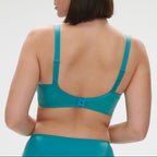 Soutien-Gorge Armature Décolleté Plongeant Delice - Bleu Atoll