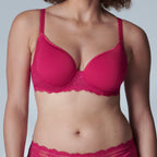 Soutien-Gorge Armature Galbé Spacer 3D Reve - Cranberry