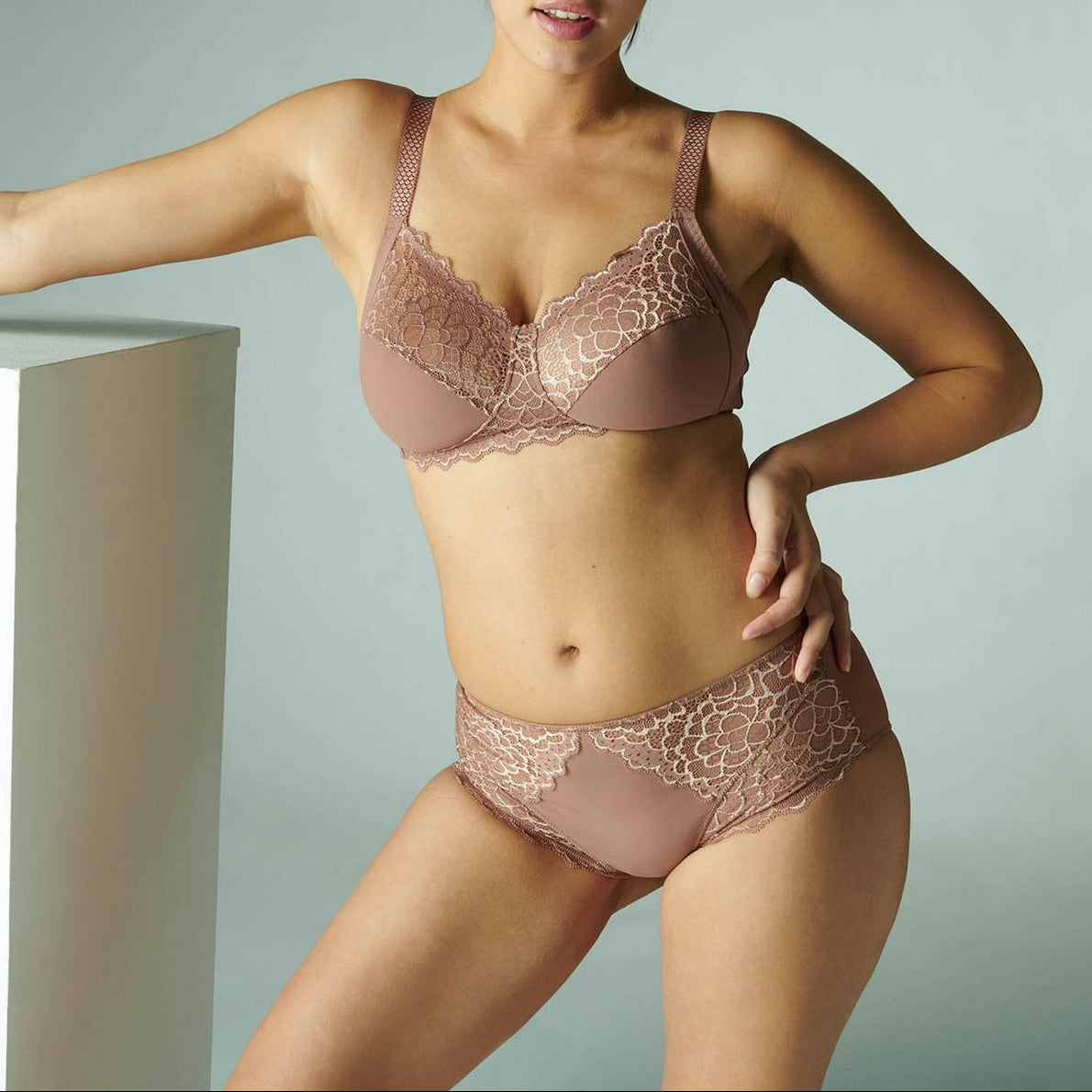 Soutien-Gorge Sans Armatures Caresse - Brun Coco
