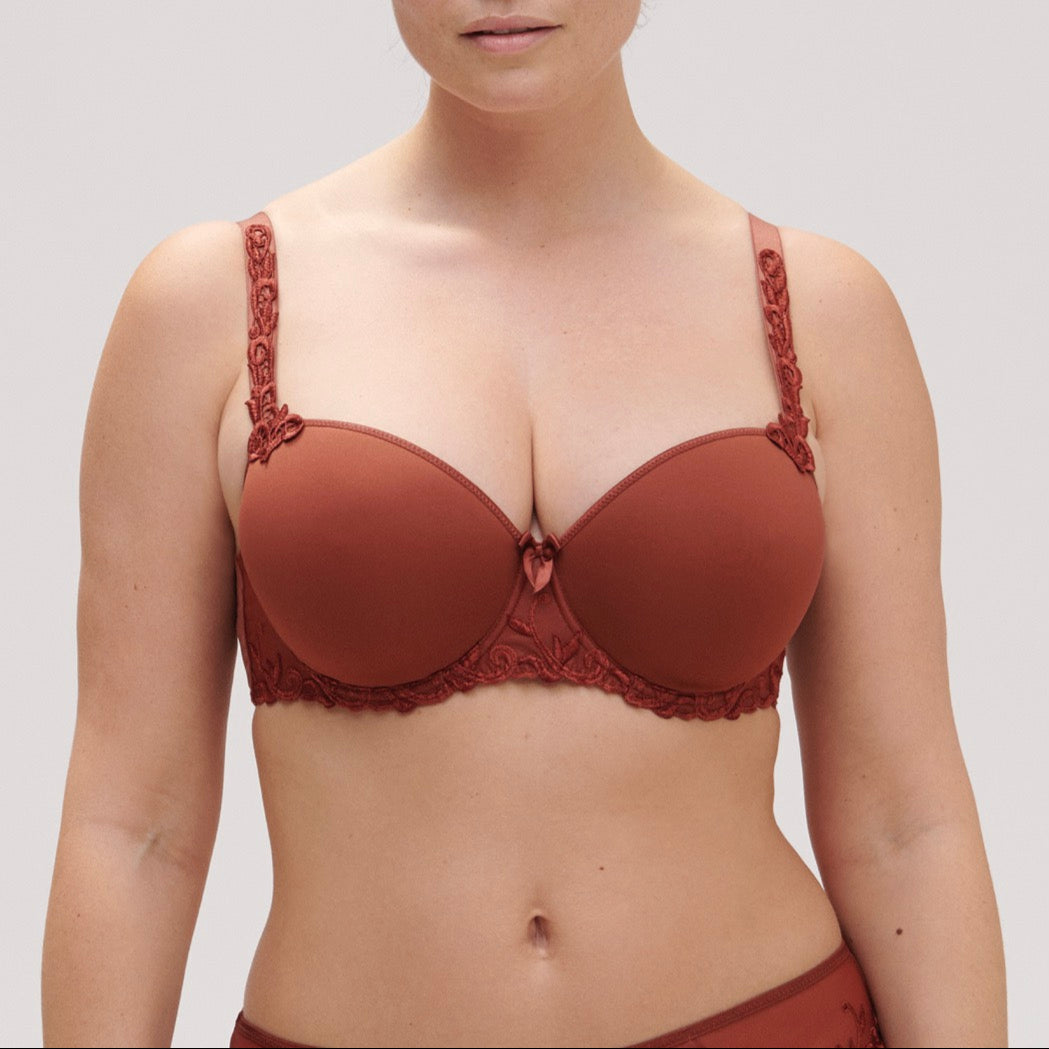 Soutien-Gorge Padding Moulé Spacer 3D Andora - Brun Canyon