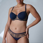 Reflet 3D Spacer Moulded Padded Bra - Minuit