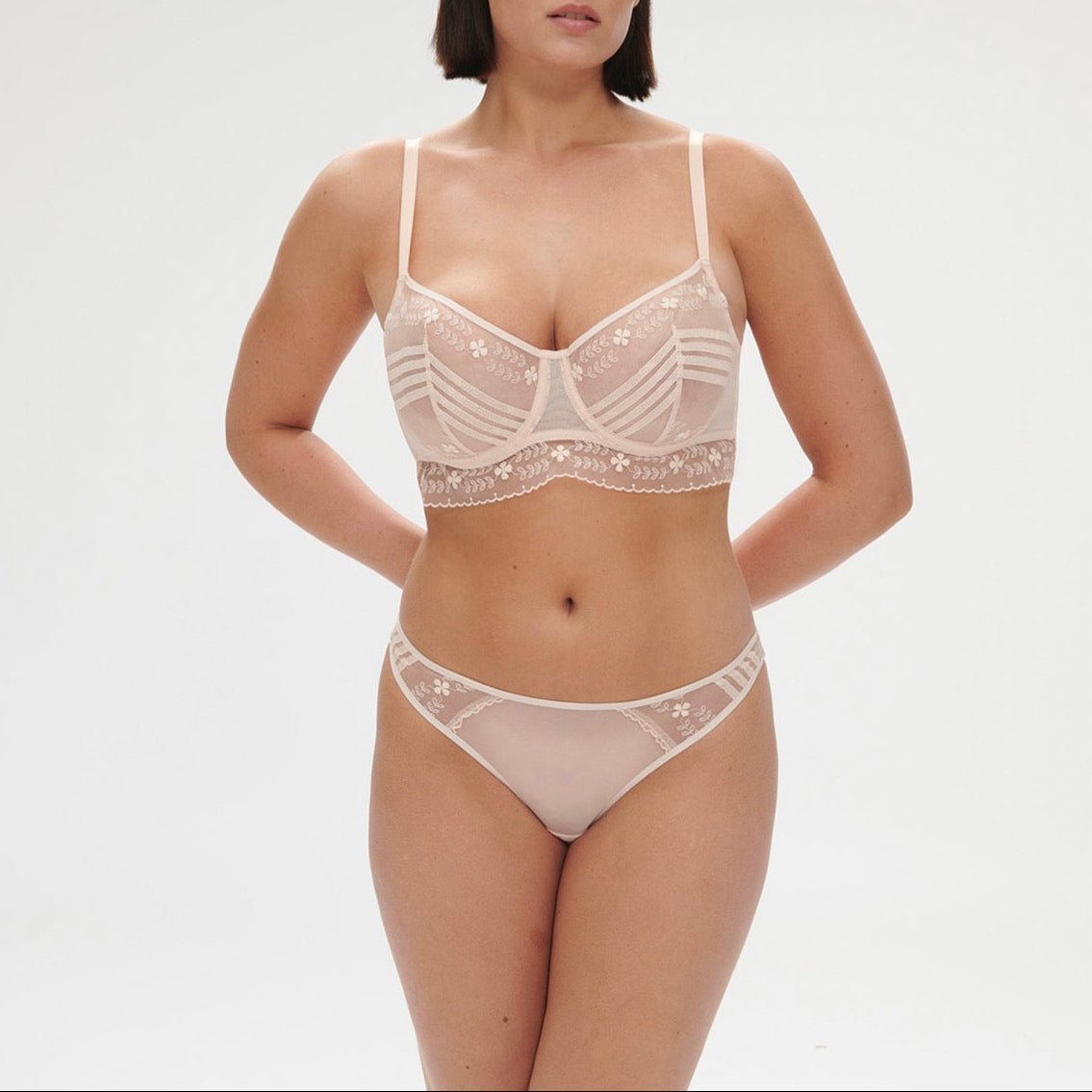 Soutien-Gorge Corbeille Marthe - Poudre Pétale