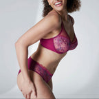 Singuliere Underwired Plunge Bra - Syrah