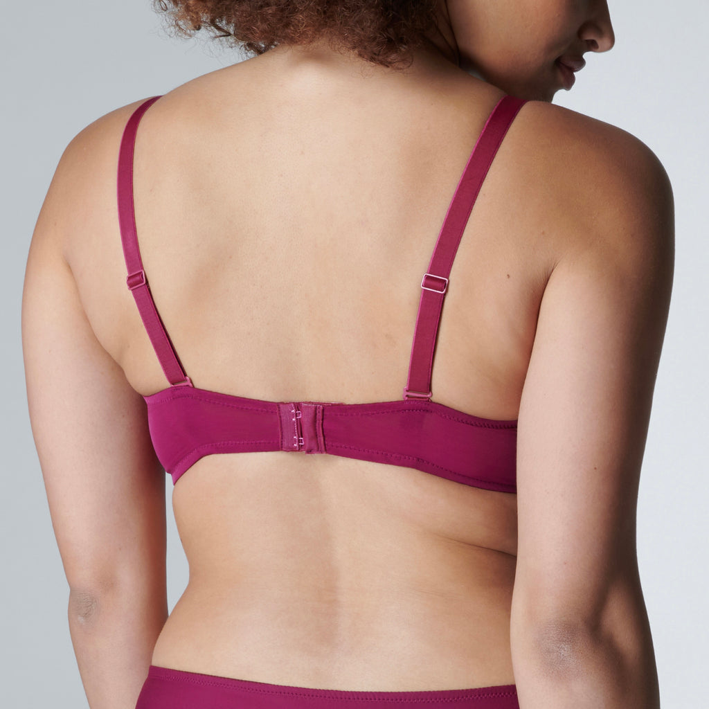 Singuliere Underwired Plunge Bra - Syrah