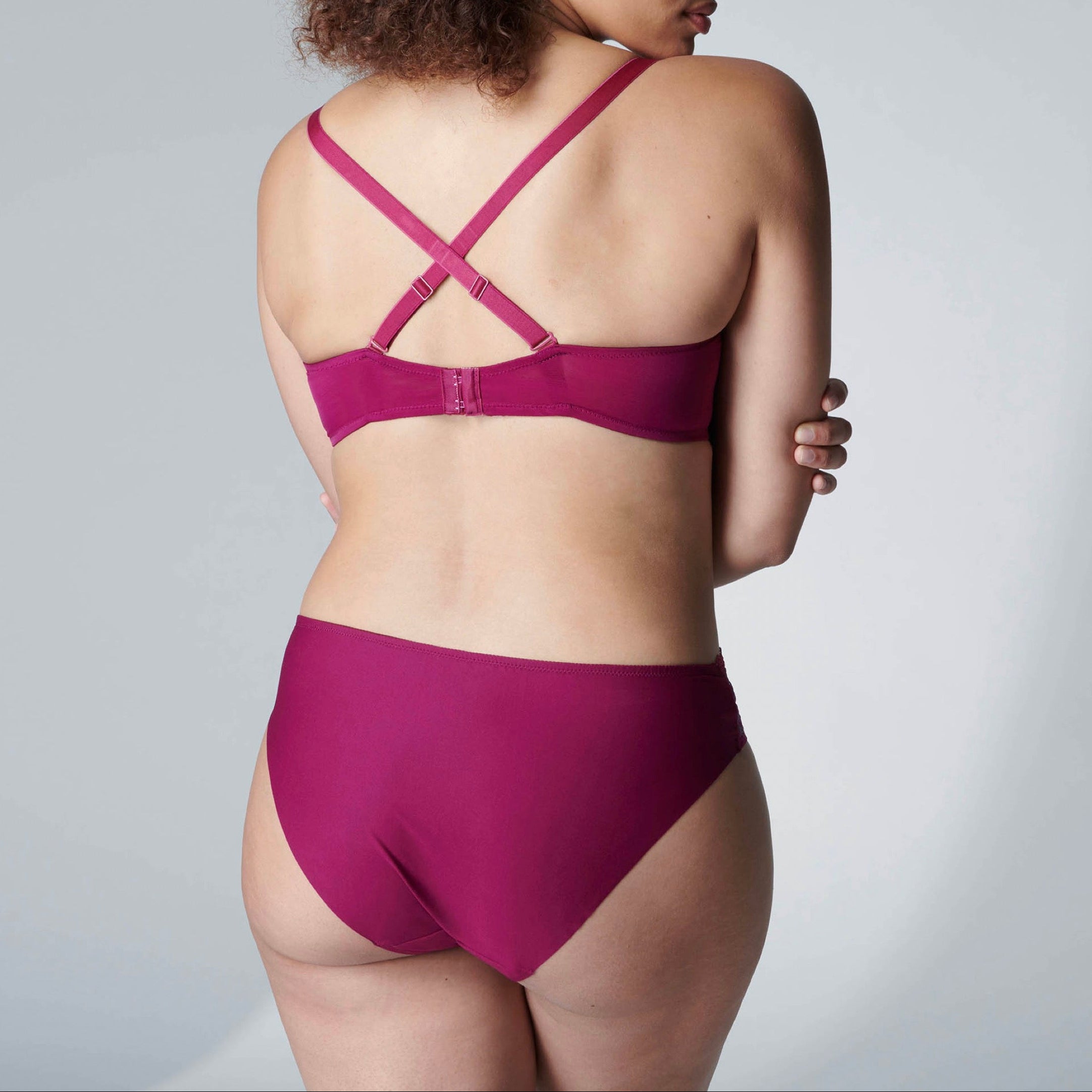 Singuliere Underwired Plunge Bra - Syrah