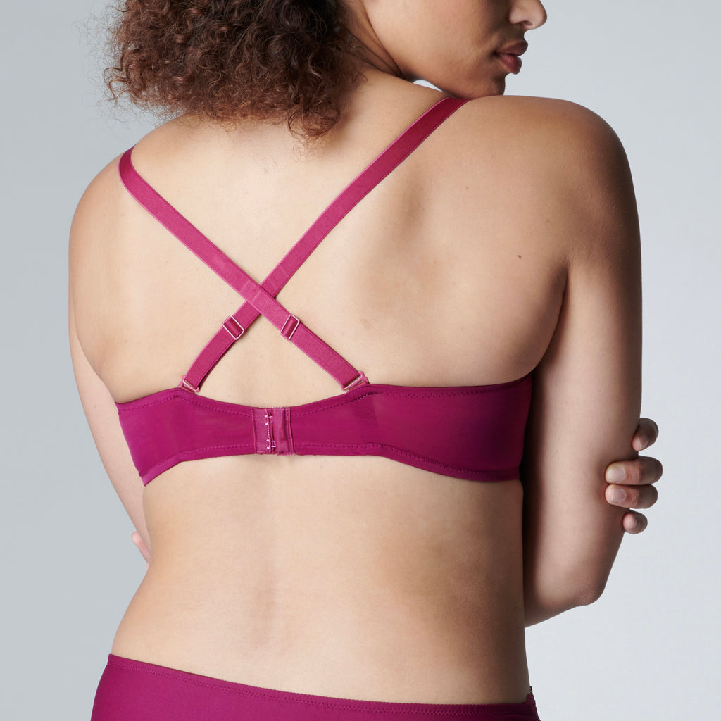 Singuliere Underwired Plunge Bra - Syrah