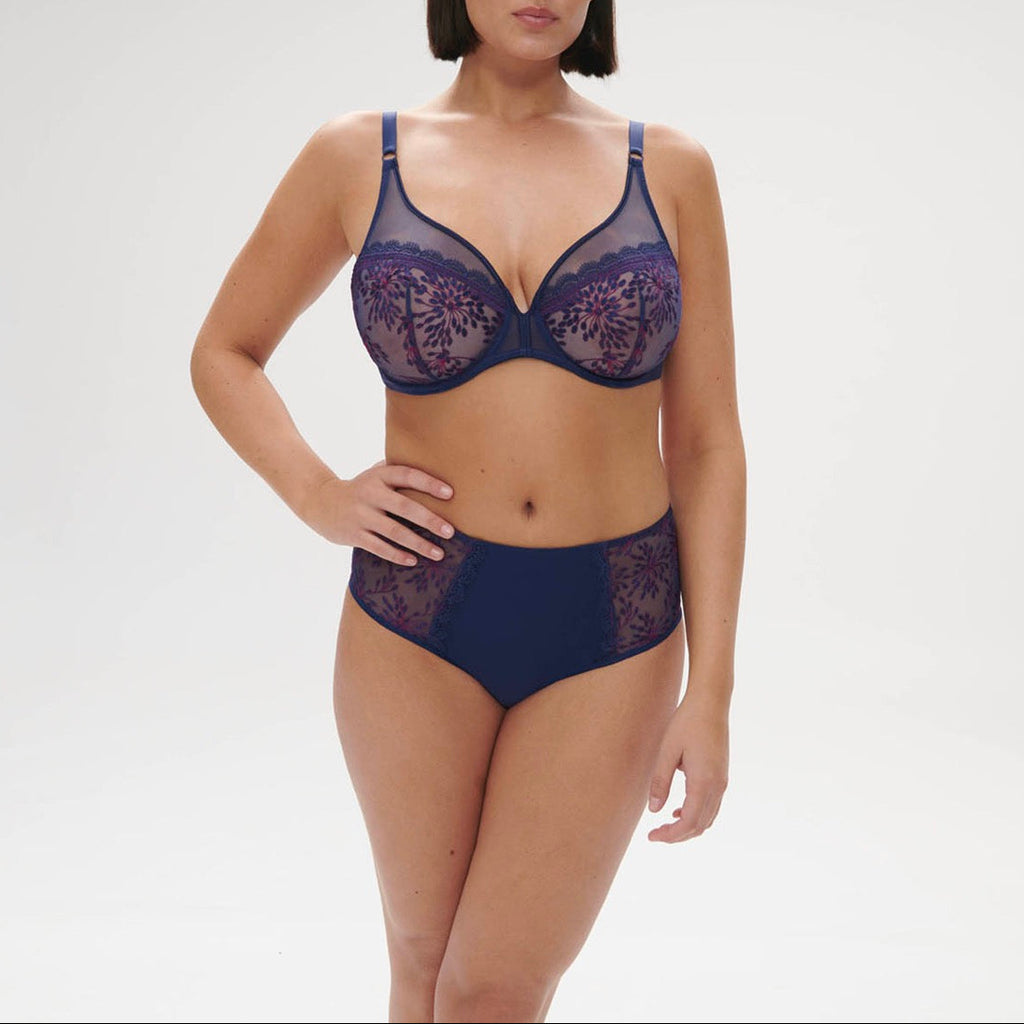 Soutien-Gorge Armature Décolleté Plongeant Singuliere - Midnight