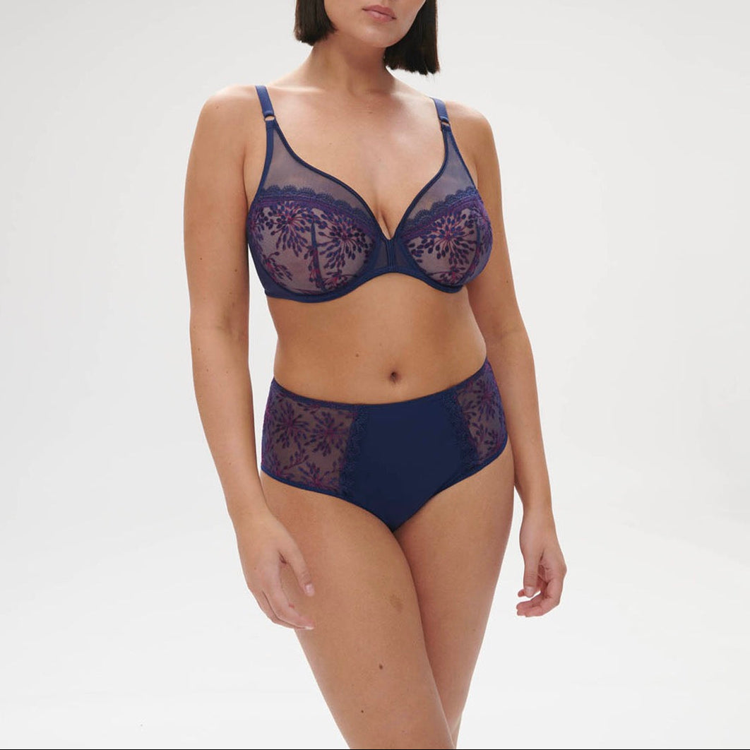 Soutien-Gorge Armature Décolleté Plongeant Singuliere - Midnight