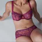 Singulière Half-Cup Bra - Syrah