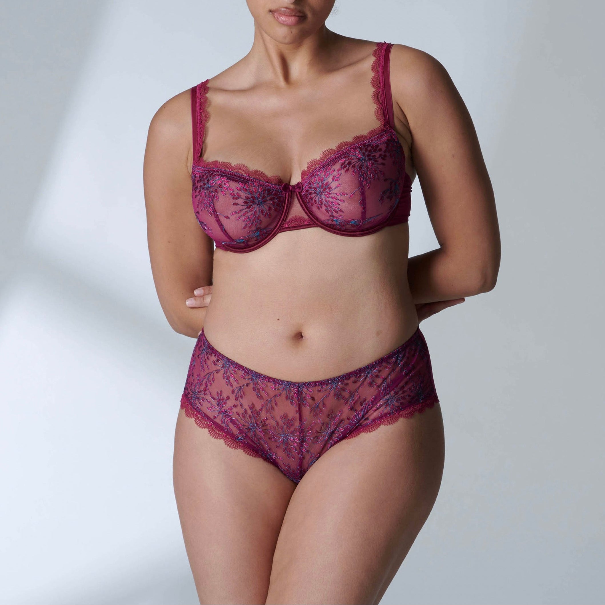 Singulière Half-Cup Bra - Syrah