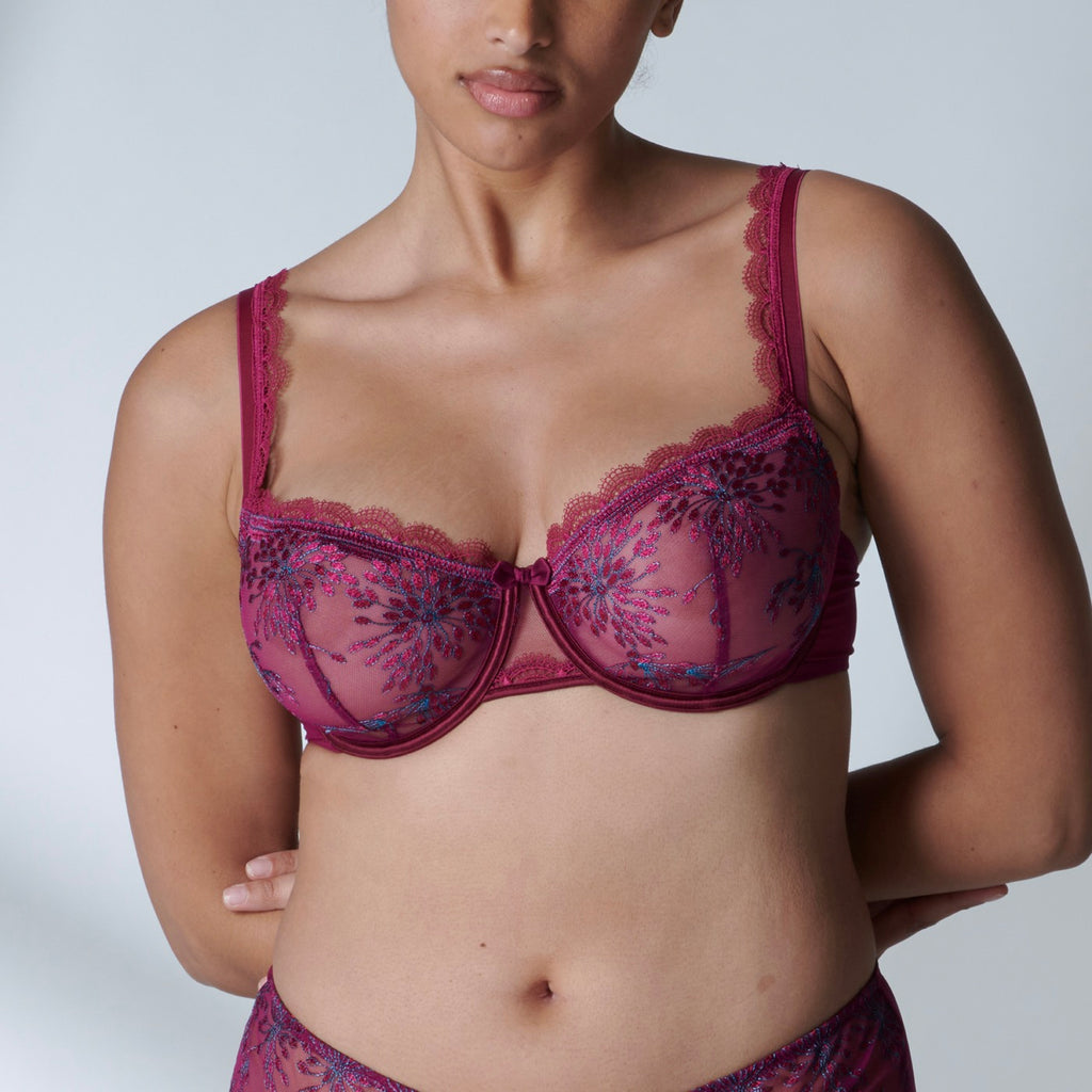 Singulière Half-Cup Bra - Syrah