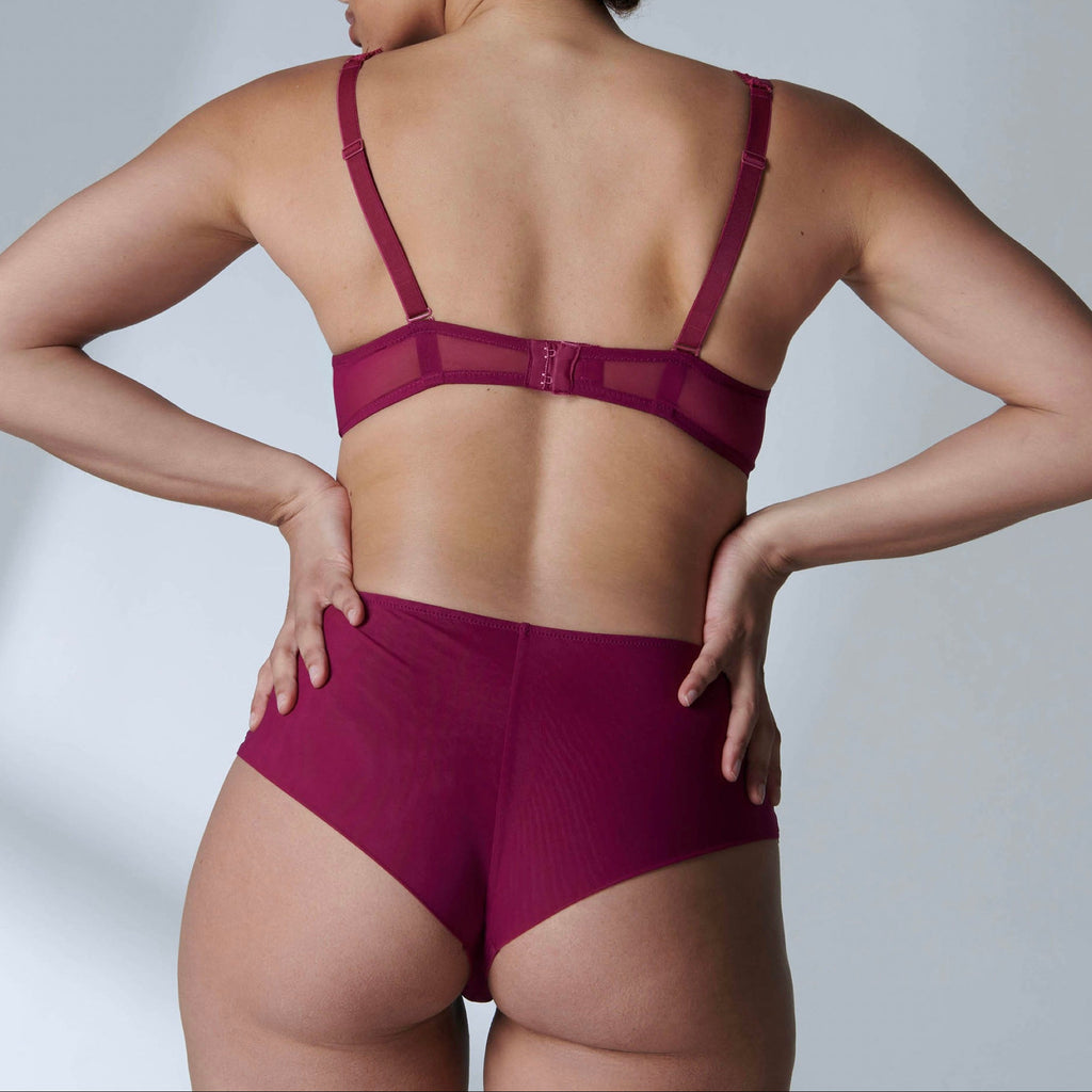 Singulière Half-Cup Bra - Syrah