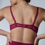 Singulière Half-Cup Bra - Syrah