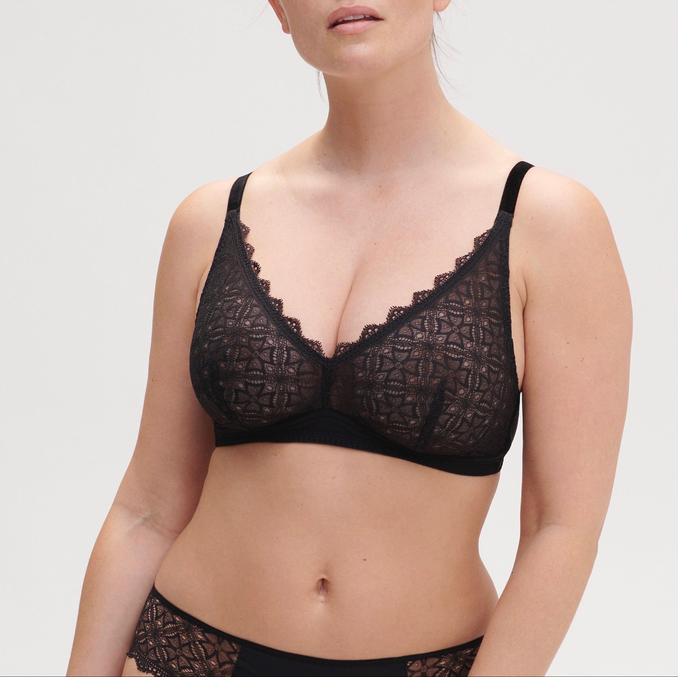 Soutien-Gorge Sans Armatures Escale - Noir
