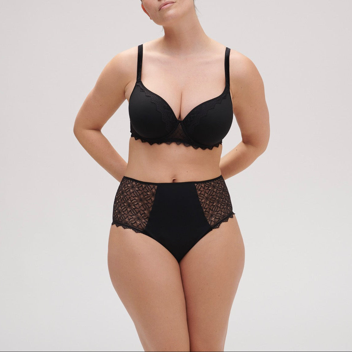 Soutien-Gorge Armature Galbé Spacer 3D Escale - Noir