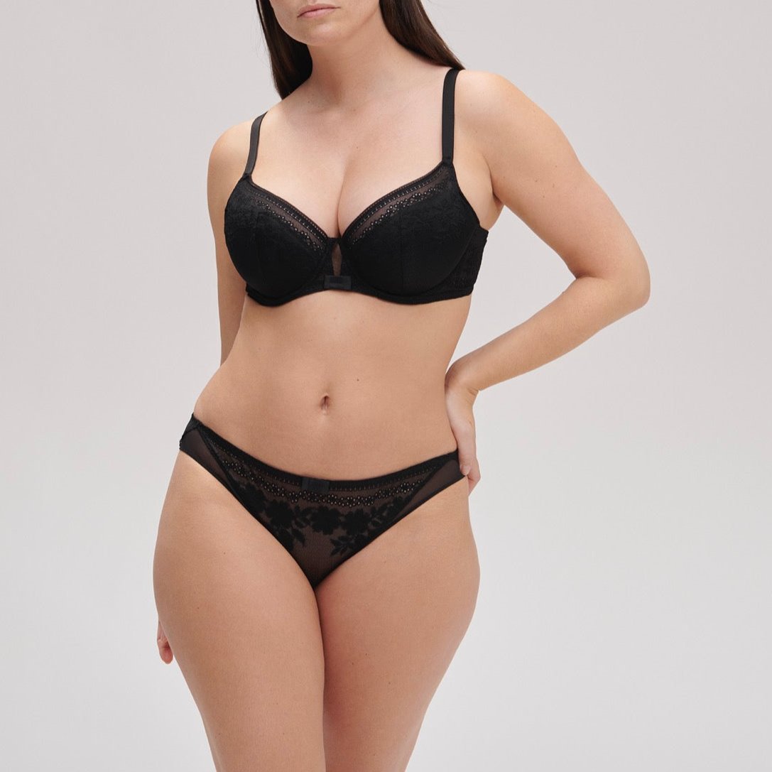 Heloise Push-Up Bra - Black
