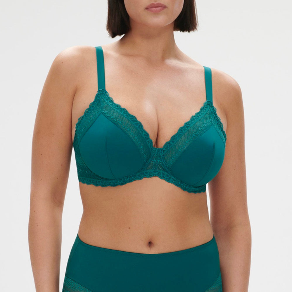 Soutien-Gorge Armatures Padding Maintien Destinee - Bleu Pavo